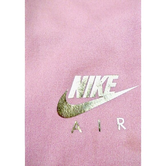 NEW! Nike Air Metallic Rose Gold Phantom Tapered Jogger Pants Pink SZ L - Picture 5 of 6